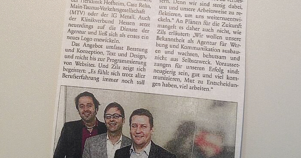 Ein Porträt im Höchster Kreisblatt