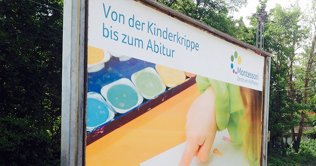 Von der Krippe bis zum Abi – Montessori wirbt