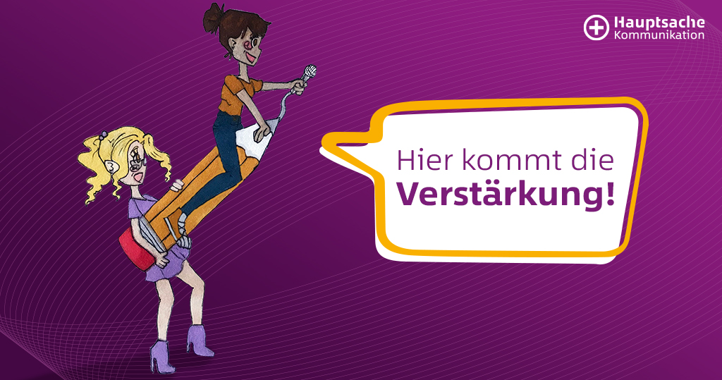 Neue Kolleginnen für Design und Redaktion