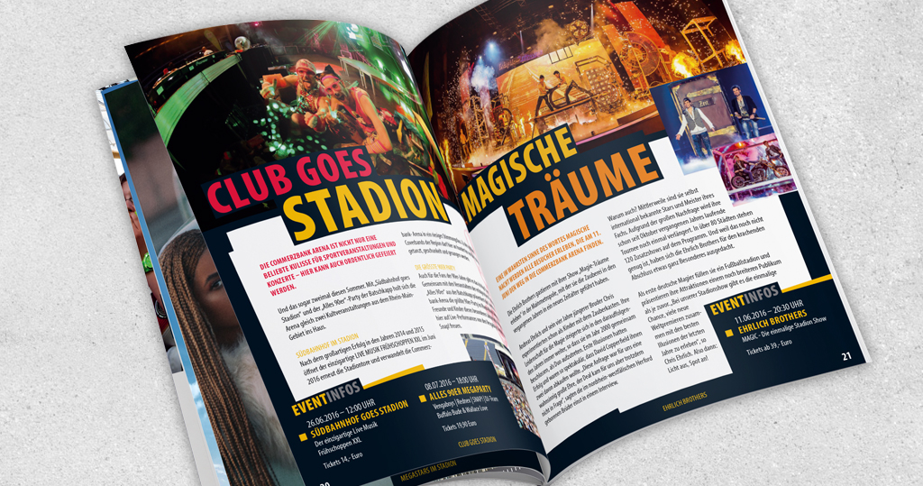 36-Seiten-Heft zum Stadion-Sommer